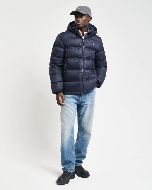 Gant Steppjacke mit Kapuze ACTIVE CLOUD in Blue für Herren
