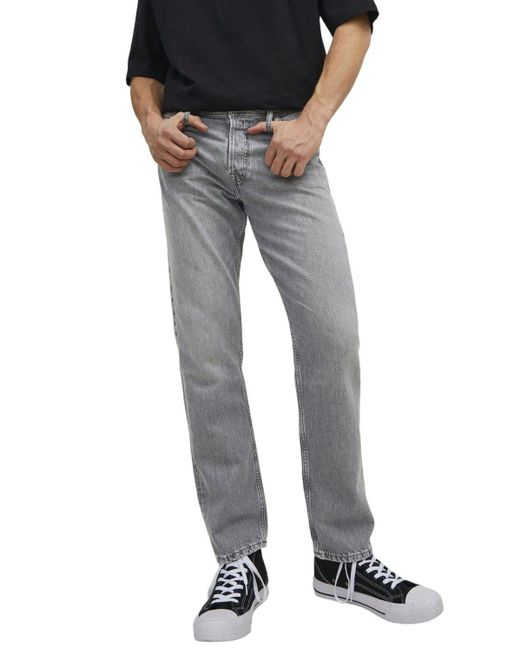 Jack & Jones Relax-fit-Jeans JJICHRIS JJORIGINAL aus 100% Baumwolle in Black für Herren