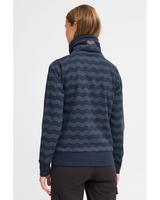 Oxmo Blue OXVANTA moderne Sweatjacke