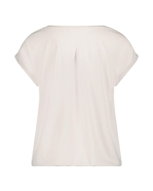 BETTY&CO White T-Shirt mit Print (1-tlg) Druck