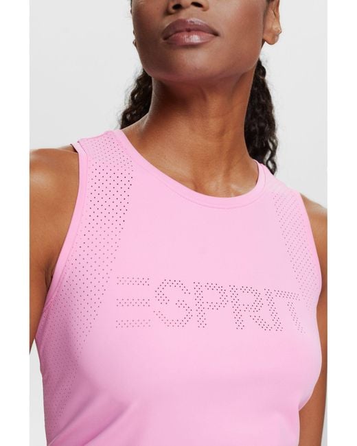 Esprit Sports Pink T-Shirt Ärmelloses Active Top (1-tlg)