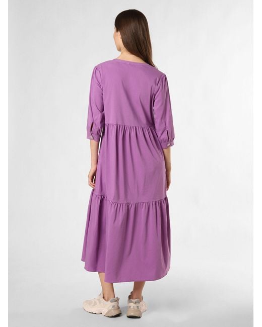 Marie Lund Purple A-Linien-Kleid Zora