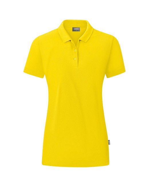 JAKÒ Yellow Poloshirt Polo Organic