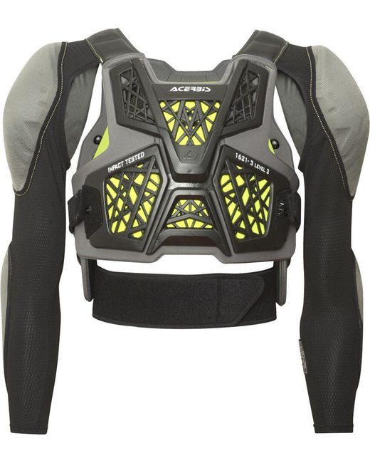 Acerbis Hoodie Specktrum Lev2 Protektorenjacke Atmungsaktiv protektoren in Green für Herren