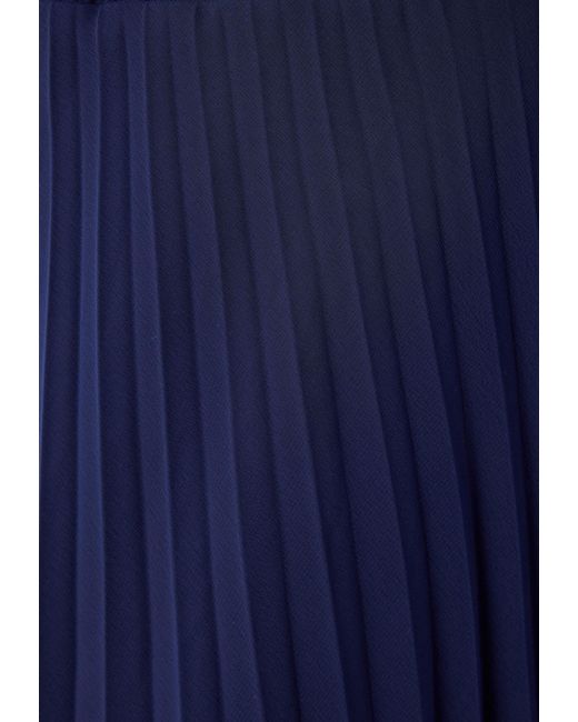 Koton Blue Midirock Midi Länge Schmales Plissee