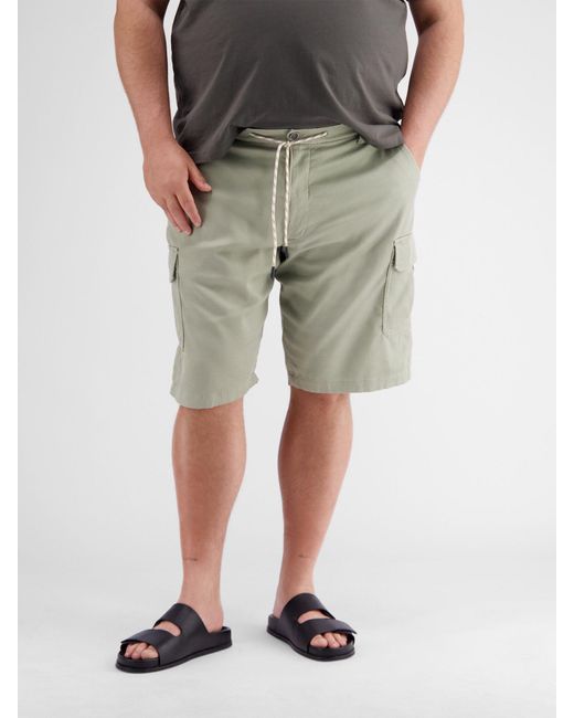 Lerros Jogg-Bermudas Cargo-Jog-Bermuda in Übergrößen in Gray für Herren
