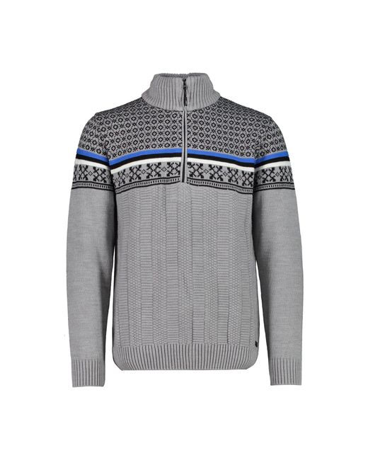 CMP Fleecepullover Man Knitted Pullover WP 7H87149 in Gray für Herren