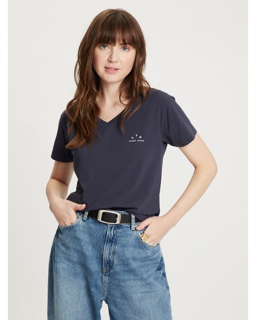 Cross Jeans Blue ® T-Shirt 56094