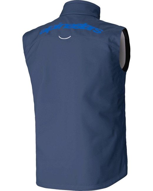 Alpinestars Motorradjacke Techstar Softshell Motocross Weste winddicht in Blue für Herren