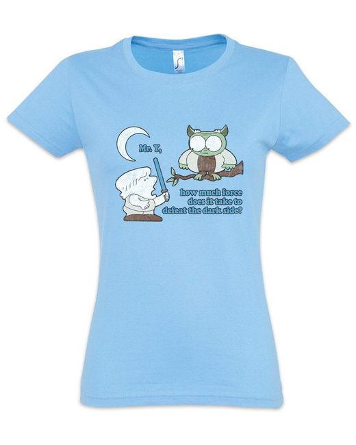 Urban Backwoods Blue Print- Question To Mr. Y T-Shirt Star Fun Luke Han Sykwalker Wars Solo