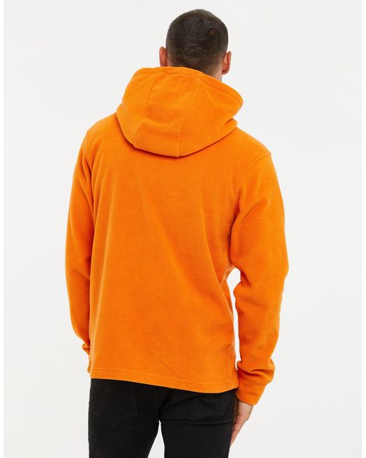Threadbare Kapuzensweatshirt THB Fitness Fleece Hoody Ryan (1-tlg) mit lockerer Passform in Orange für Herren