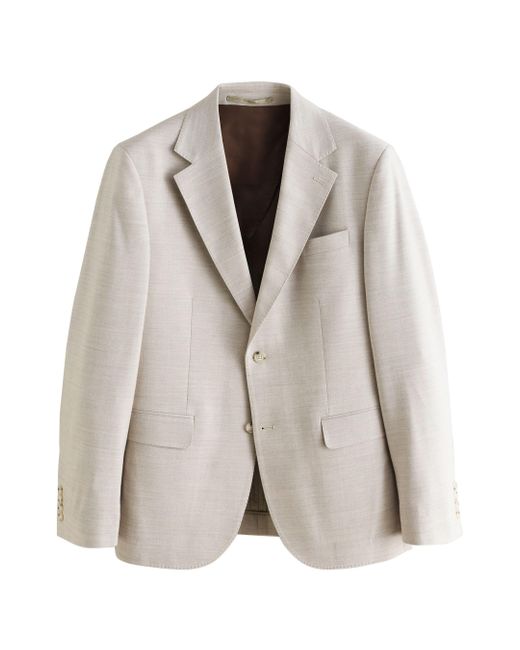 Next Sakko Strukturiertes Tailored Fit Anzugsakko (1-tlg) in Natural für Herren