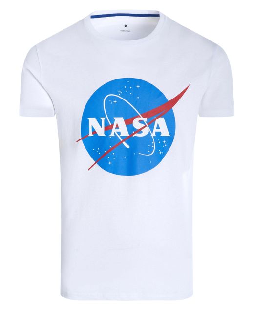 NASA T-Shirt in Blue für Herren