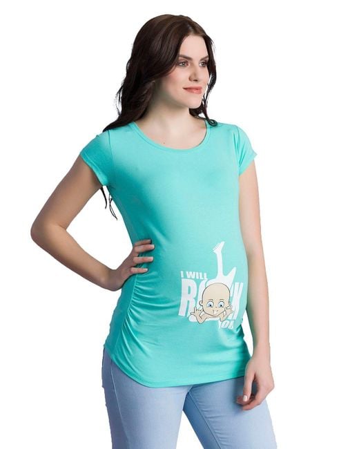 M.M.C. Blue .M.C. Umstandsshirt I Will Rock You mit Motiv