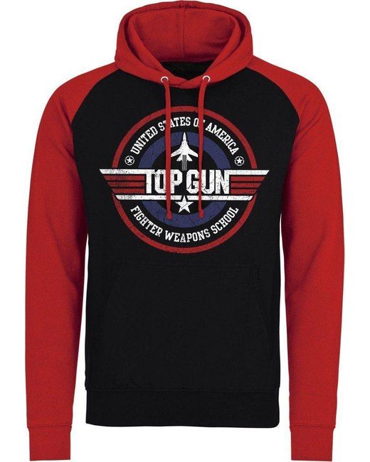 top gun Kapuzenpullover in Red für Herren