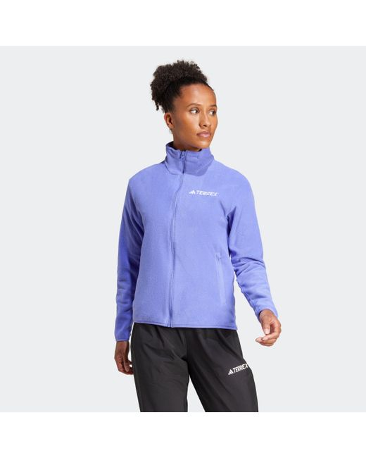 Adidas Originals Blue Cardigan W MT ESS FZ FL (1-tlg)