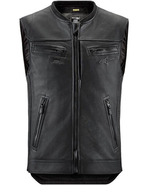 Alpinestars Motorradweste Tech-Air 3 V2 Leather Airbag Weste in Black für Herren