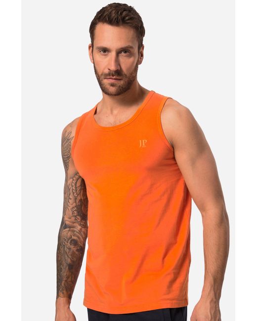 JP1880 T-Shirt Tank Top Basic ärmellos bis 10 XL in Orange für Herren