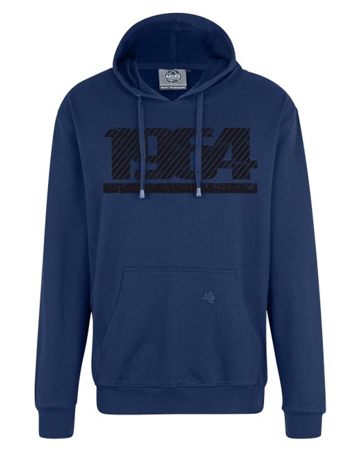 AHORN SPORTSWEAR Kapuzensweatshirt GRAPHIC NUMBER mit modischem Frontprint  in Blau für Herren | Lyst DE | Shorts