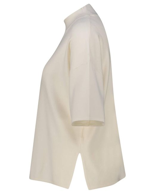 Kate Storm White Strickpullover mit Viskose (1-tlg)