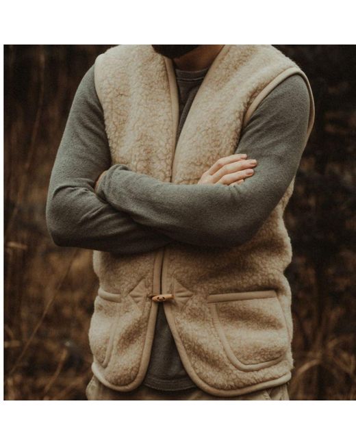suebidou Natural Wunderschöne Fellweste aus 100% Schafswolle (bequeme Passform) unifarben