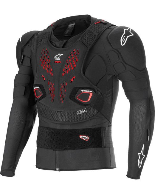 Alpinestars Hoodie Bionic Pro V3 Plasma Protektorenjacke Atmungsaktiv belüftet protektoren in Black für Herren