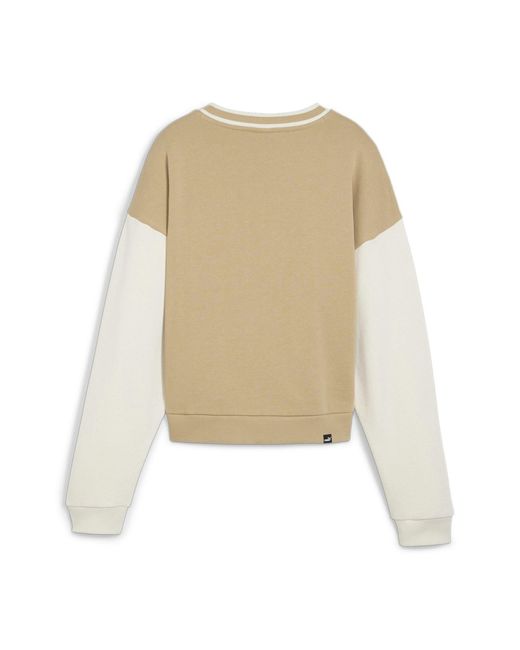 PUMA Natural Fleecepullover Pullover SQUAD Crew TR 677898