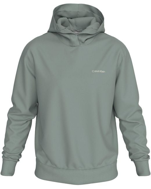 Calvin Klein Kapuzensweatshirt ENLARGED BACK LOGO HOODIE mit Logodruck in Gray für Herren