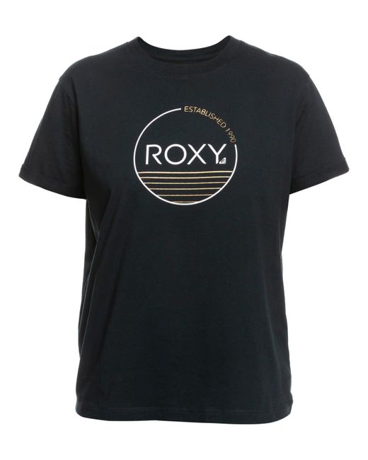 Roxy Black Kurzarmshirt W Noon Ocean Kurzarm-Shirt