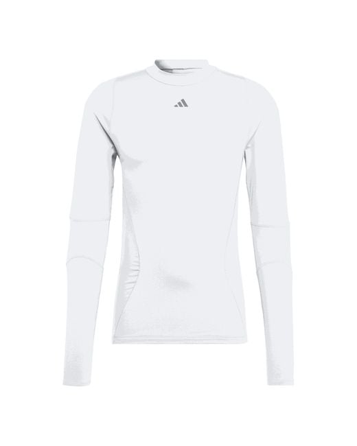 Adidas Originals Performance adidas Langarmshirt Techfit COLD.RDY Longsleeve in White für Herren