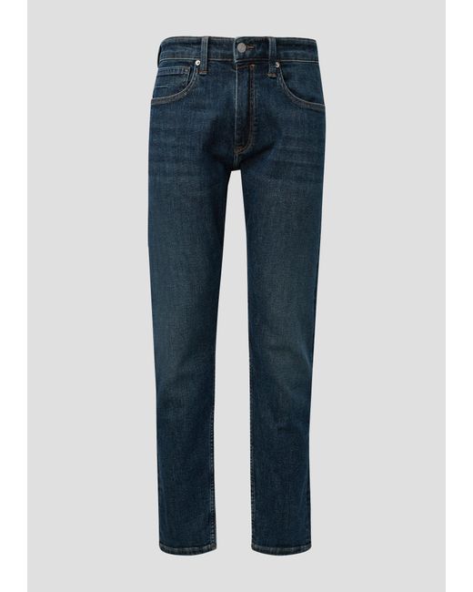S.oliver Stoffhose Jeans / Regular Fit / High Rise / Tapered Leg Waschung in White für Herren