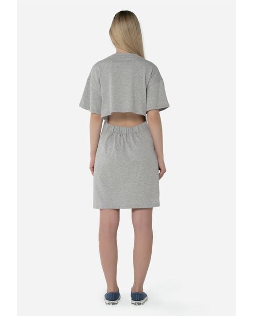 FRESHLIONS White Jerseykleid Mariana (1-tlg) in klassischem Design