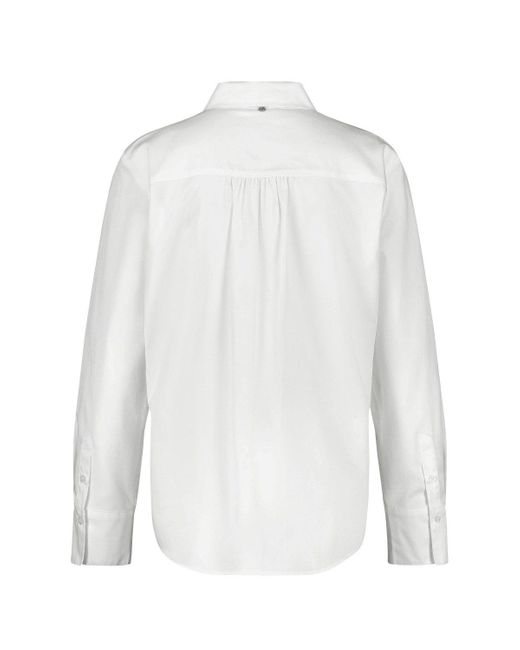 Gerry Weber White Klassische Basic Fit Bluse (160012-66401) von ß/weiß 38
