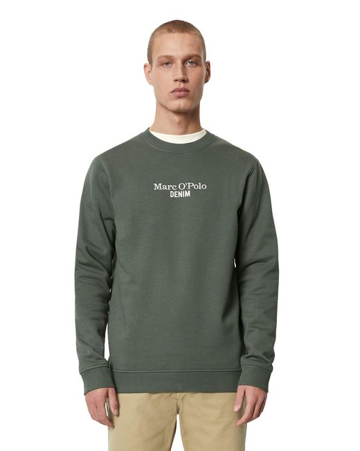 Marc O' Polo Sweatshirt mit Logo-Stickerei in Green für Herren