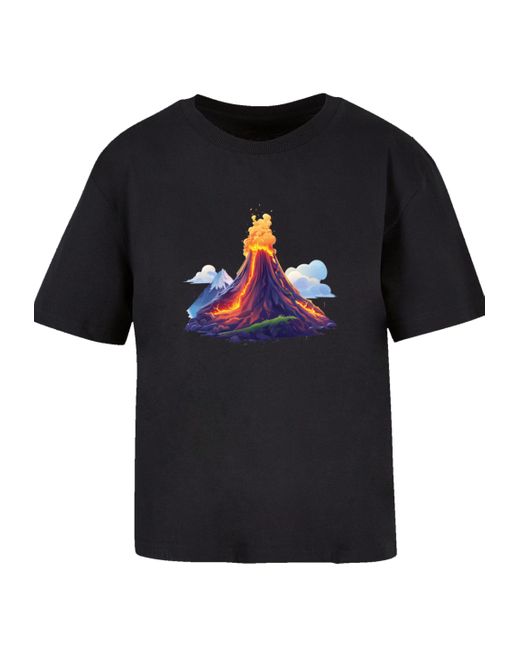 F4NT4STIC Black Shirt Vulkanausbruch Premium Qualität