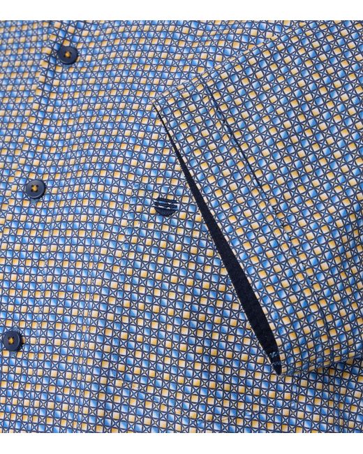 Redmond Langarmhemd 251075999 in Blue für Herren