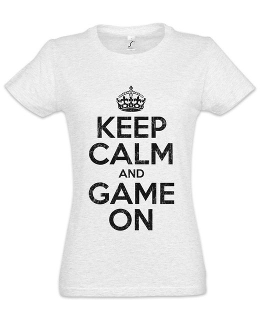 Urban Backwoods White Print- Keep Calm And Game On T-Shirt Geek Nerd Gamer Admin Repair Mr.