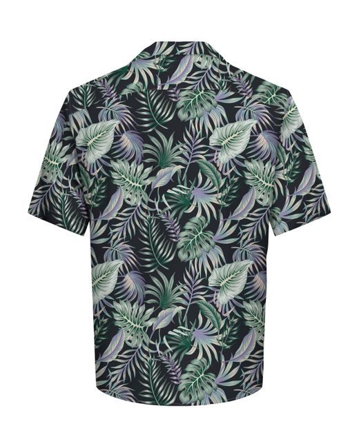 Only & Sons Hawaiihemd ONSWAYNE LIFE AOP SS VISCOSE SHIRT NOOS in Green für Herren
