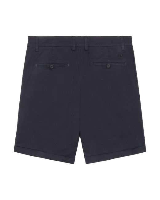 Knowledge Cotton Chinohose Chuck regular chino poplin shorts in Blue für Herren