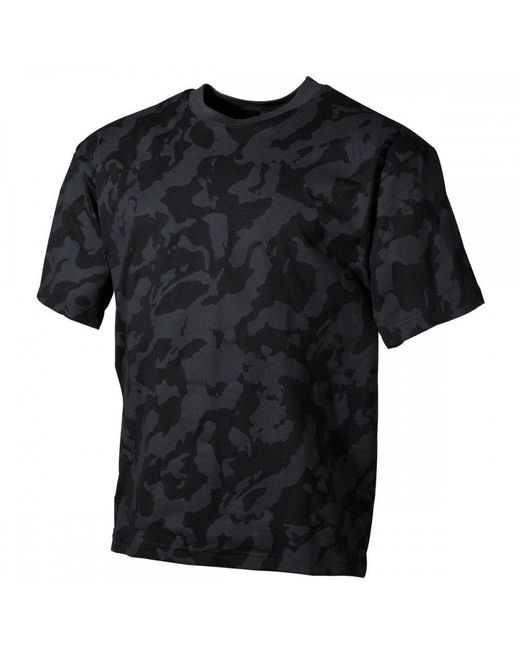 MFH US T-Shirt Army Style, halbarm. in Black für Herren