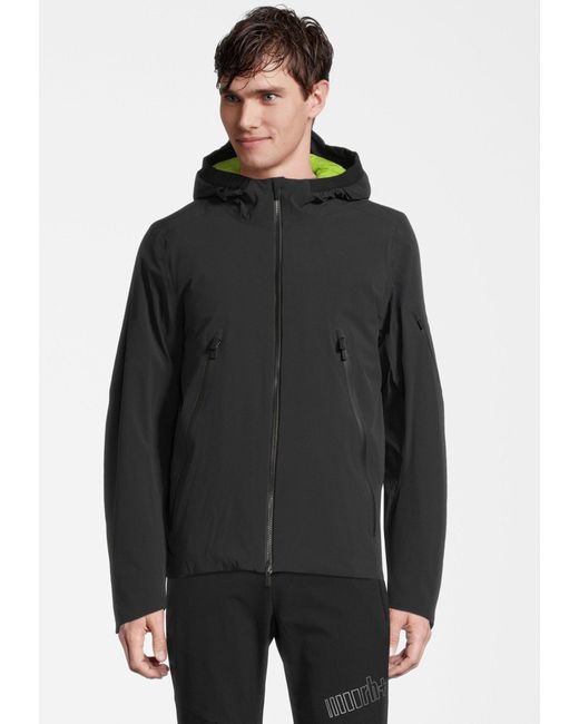 R/h + Outdoorjacke 4 Elements Padded (1-St) in Black für Herren