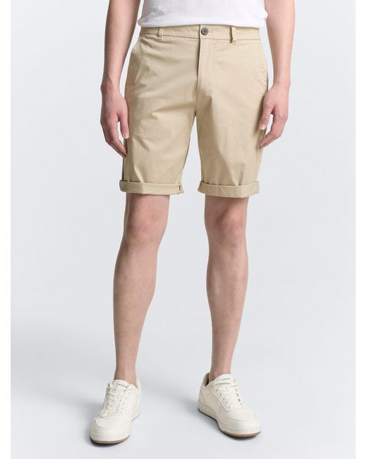 Tom Tailor Bermudas Lightweight Regular Chino Shorts in Natural für Herren