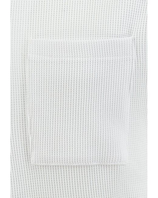 Key Largo Kurzarmhemd MSH KLSIEGFRIED /2 structure (1-tlg) in White für Herren