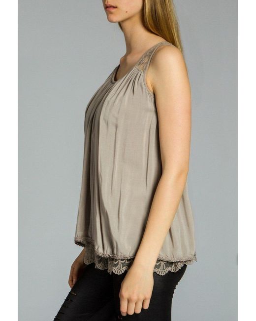 Caspar Gray Shirtbluse SRT021 Top
