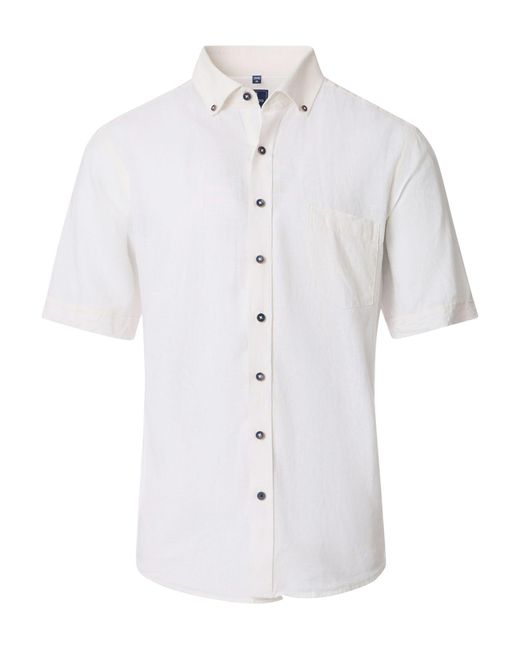 Redmond Kurzarmhemd 251135999 in White für Herren
