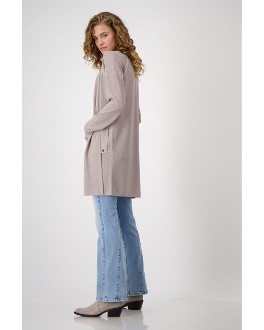 Monari White Strickpullover