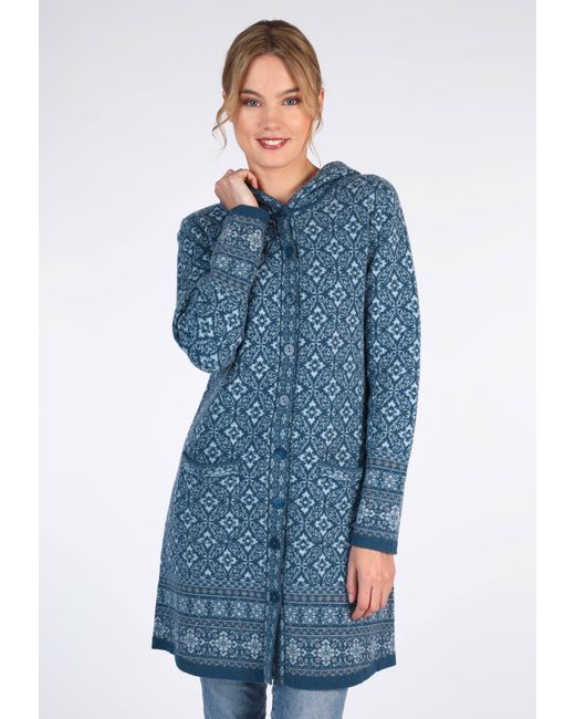 Sorgenfri Sylt Blue Strickmantel Ann
