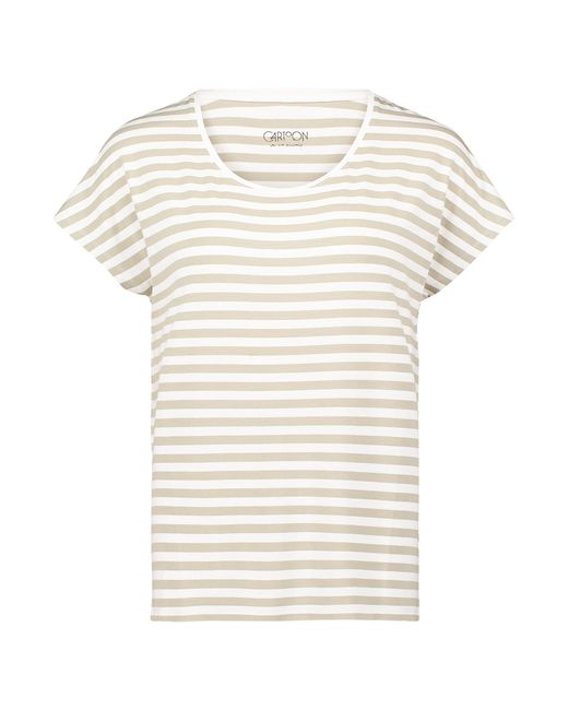 Cartoon White Kurzarmshirt Basic Shirt mit Rundhalsausschnitt (1-tlg) Sonstiges