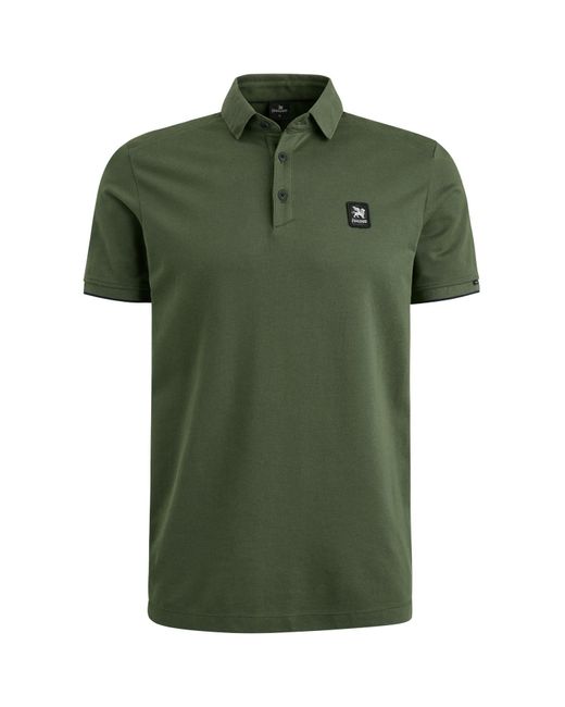 Vanguard T-Shirt Short sleeve polo pique gentleman' in Green für Herren