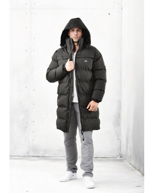 Arctic Seven Winterjacke ASNorwiig mit warmem Teddyfell und abnehmbarer Kapuze in Black für Herren